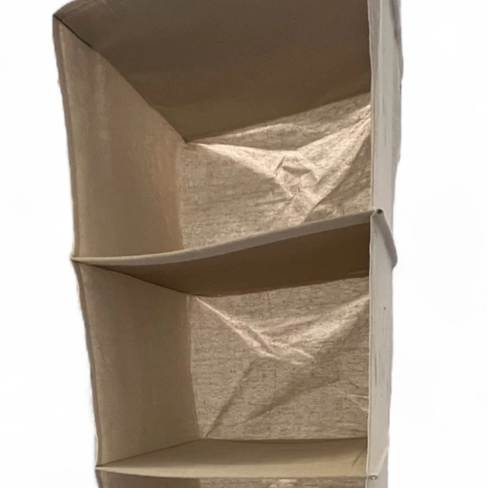 Squared Away Beige shelf Hanging Closet multiple shelves Storage Organizers